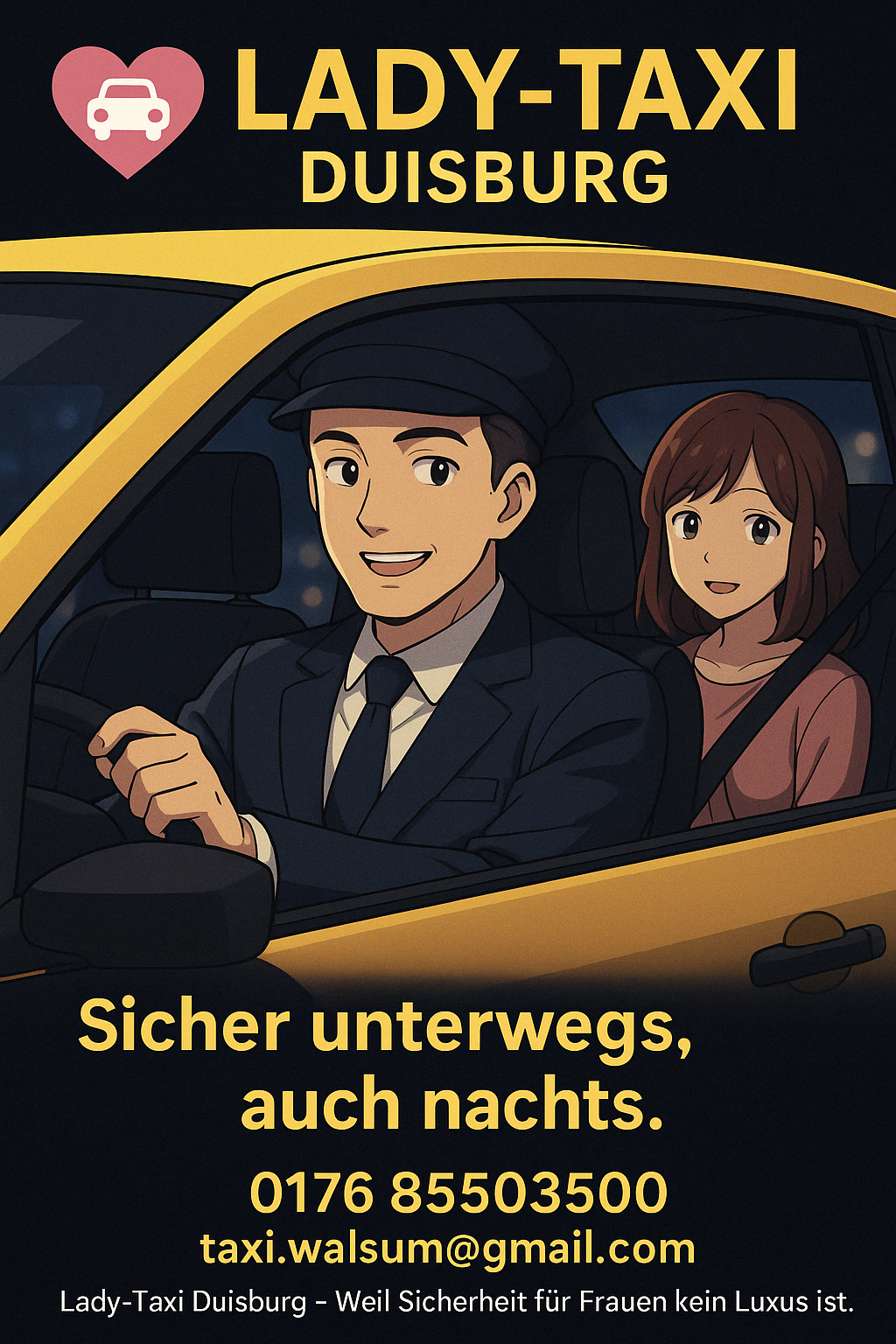 Lady-Taxi Duisburg Anime Style